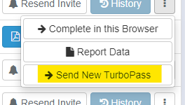 Resend TurboPass Invitations